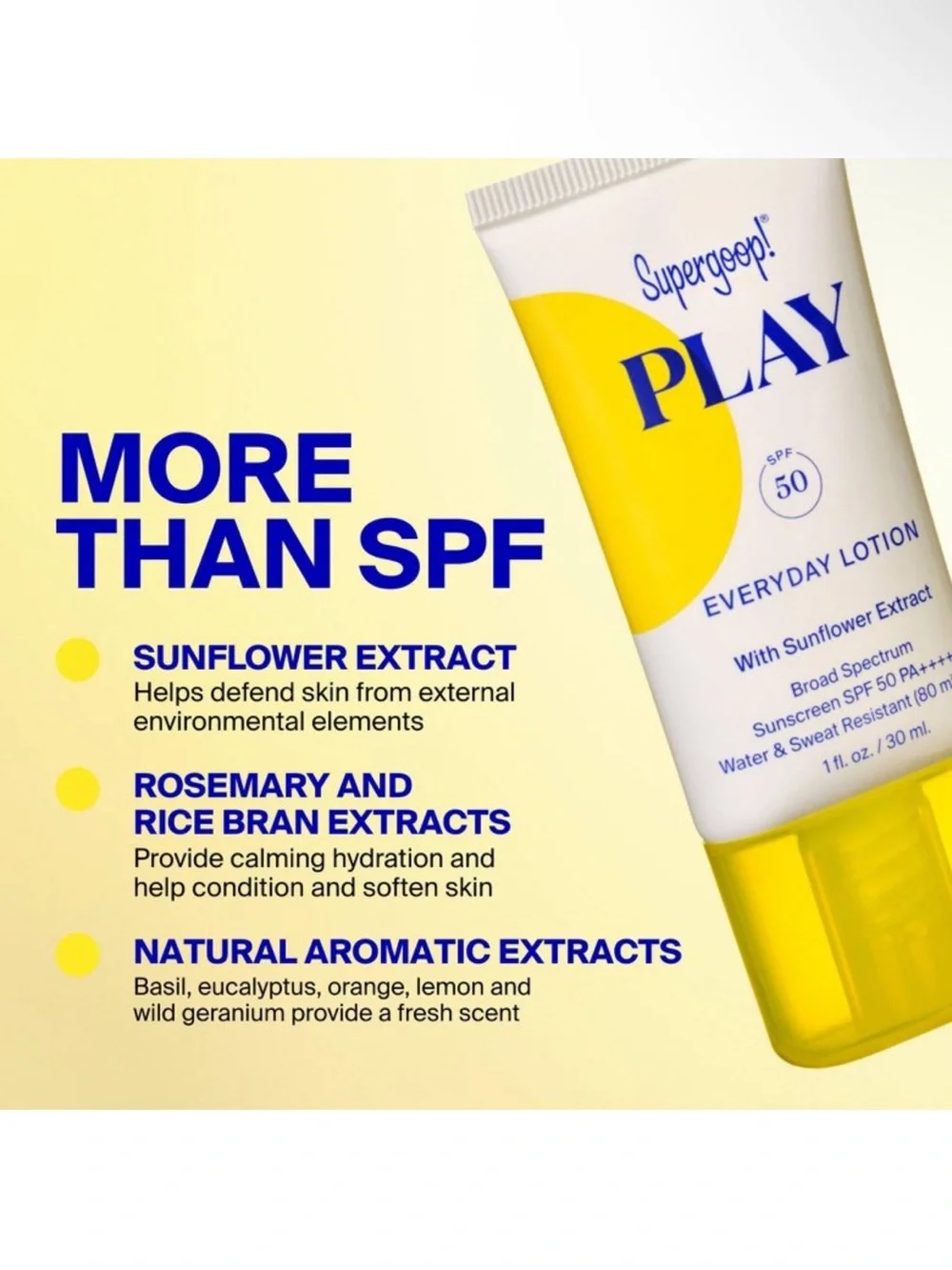 Supergoop! PLAY Everyday Hydrating Body & Face Sunscreen SPF 50 5.5 fl oz